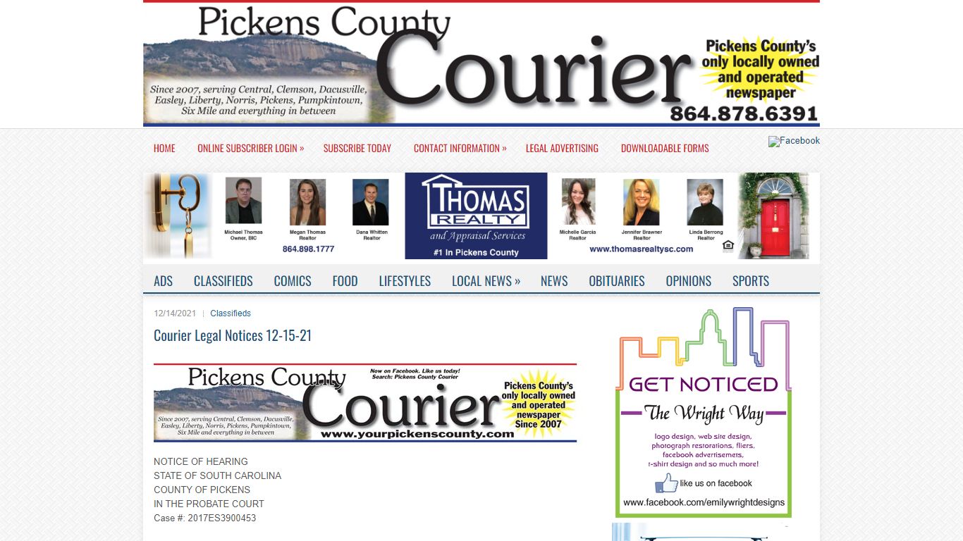 Courier Legal Notices 12-15-21